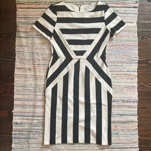Black and White Stripe Dress